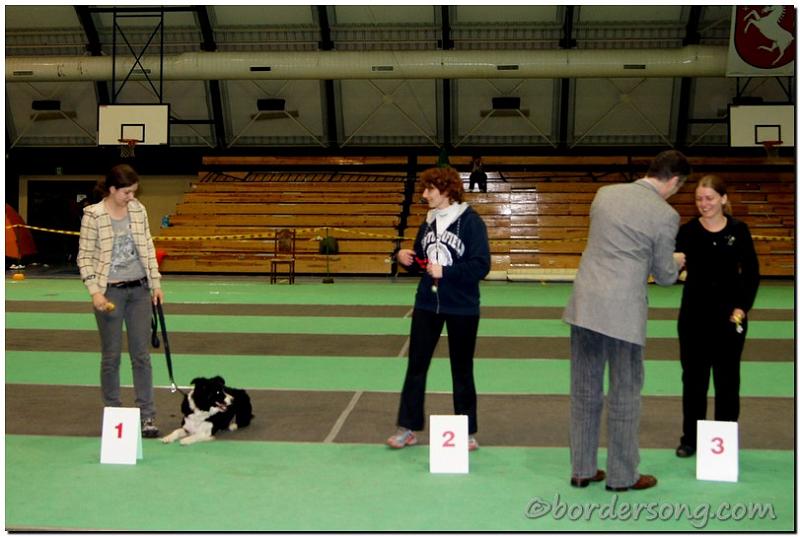 DSC05877.jpg - Klaudia z Bessi - podium Agility 0 - 20.03.2010